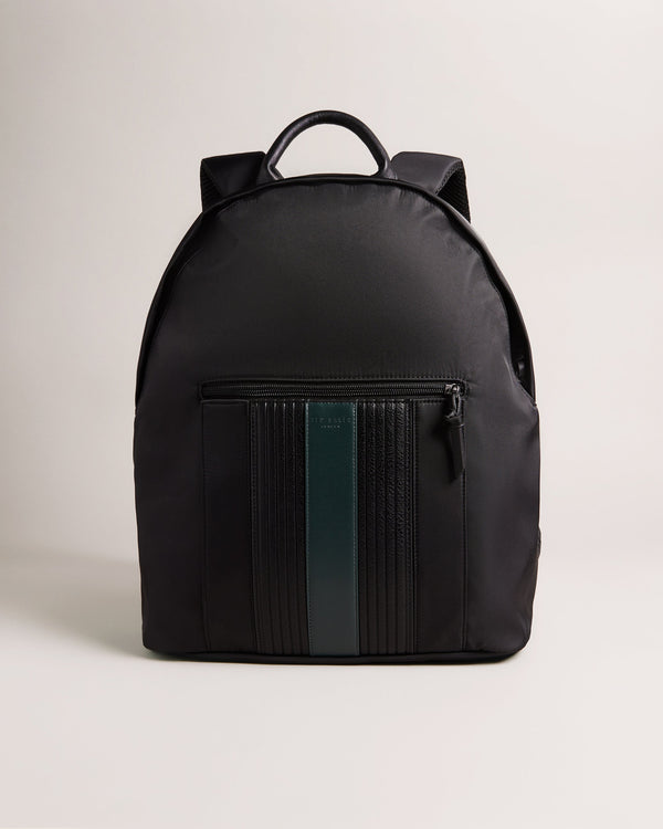 RUCKEN-Bags-Core Twill PU Striped Backpack- Ted Baker Romania
